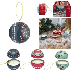 BOUGIE PARFUMEE BOULE DE NOEL