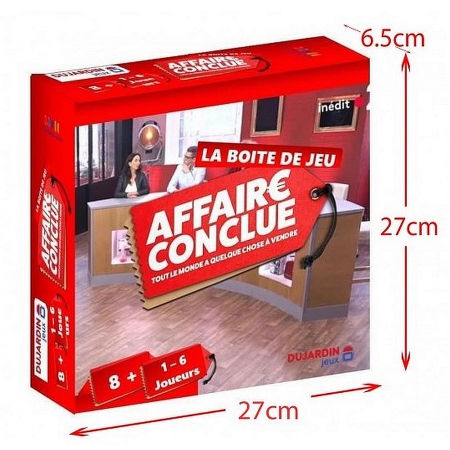 JEU DE SOCIETE AFFAIRE CONCLUE
