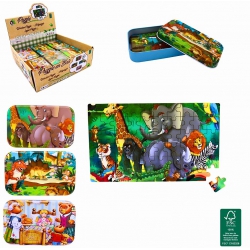 PUZZLE BOIS EN BOITE METAL...
