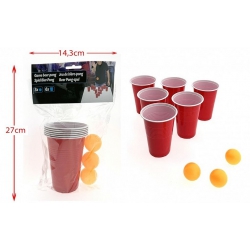 JEU BIERE PONG 9 PIECES