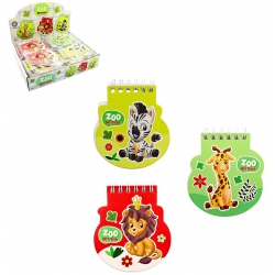 CARNET SPIRALE ZOO 40 PAGES
