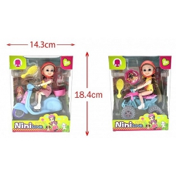 COFFRET POUPEE QUAD ET SCOOTER