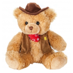 PELUCHE OURS HABILLE COW...